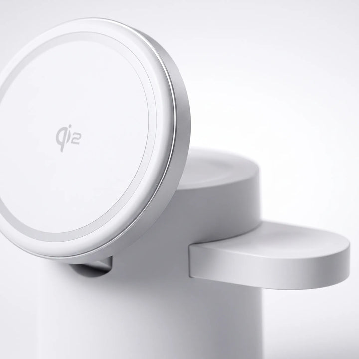 Compact 3 In 1 Wireless Charging Station - Zephron