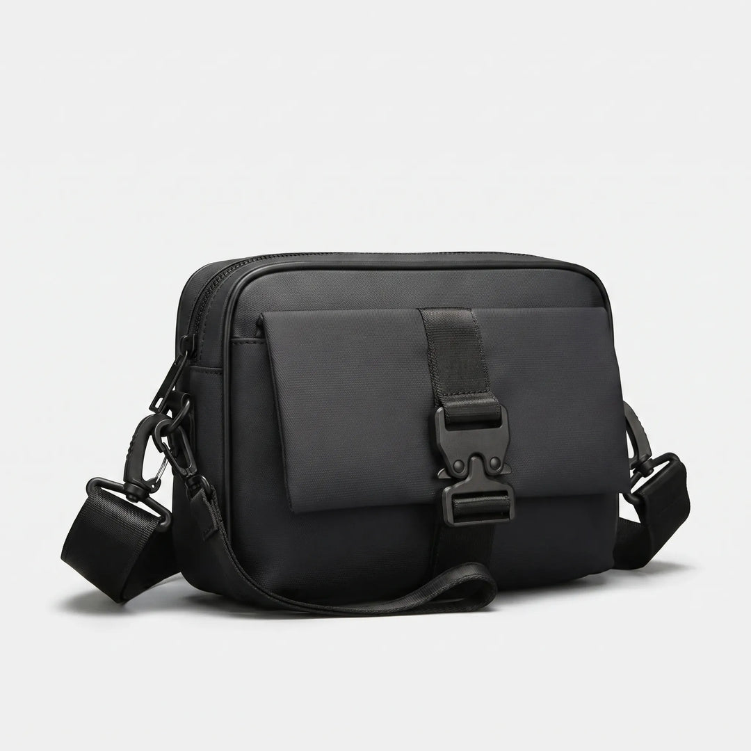 Compact Black Crossbody Bag - Covalt