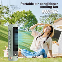 Compact Bladeless Tower Fan - CirrusFlow