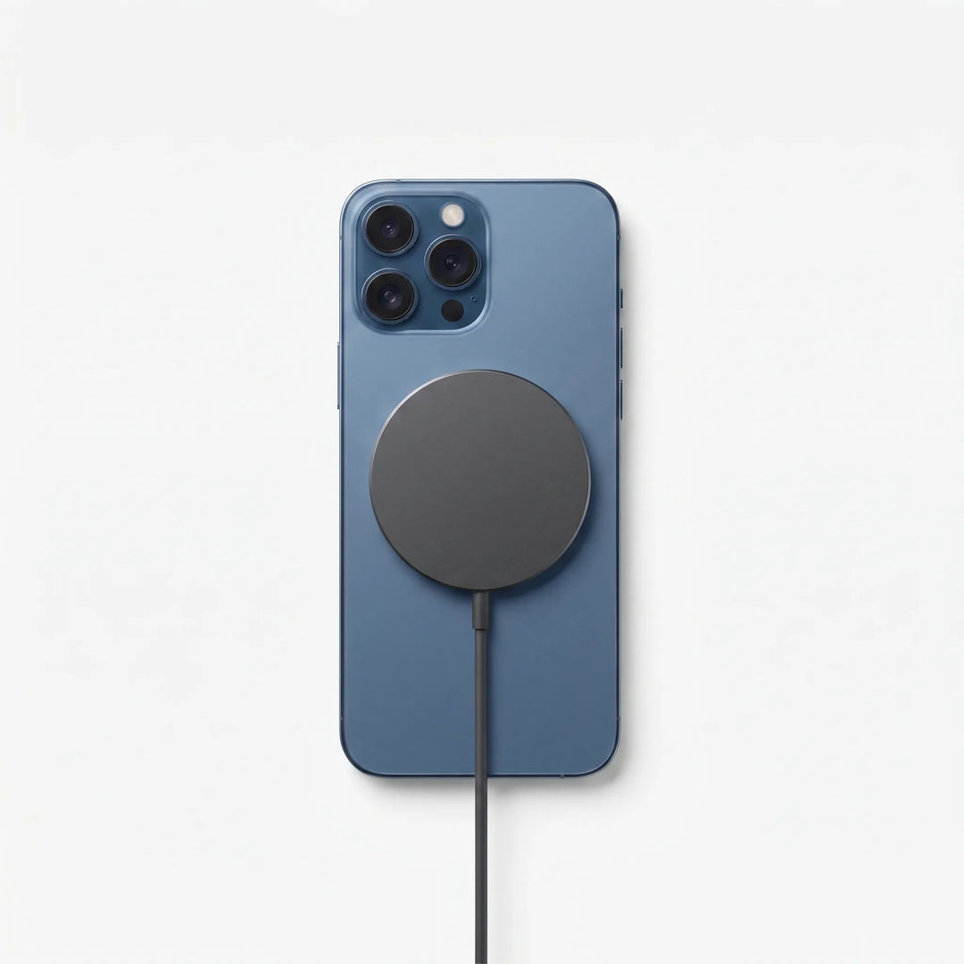 Compact Circular Magnetic Wireless Charger - MagVibe