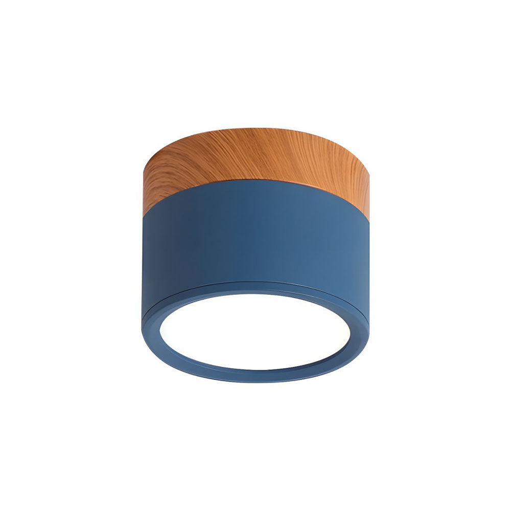 Compact Cylindrical Ceiling Light - Kyntaro