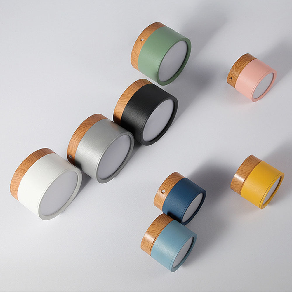 Compact Cylindrical Ceiling Light - Kyntaro