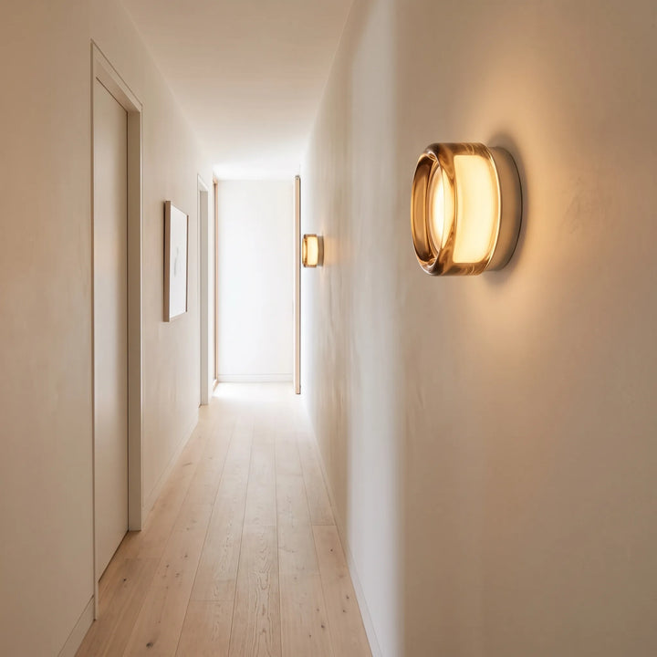 Compact LED Wall Light for Hallways and Entryways