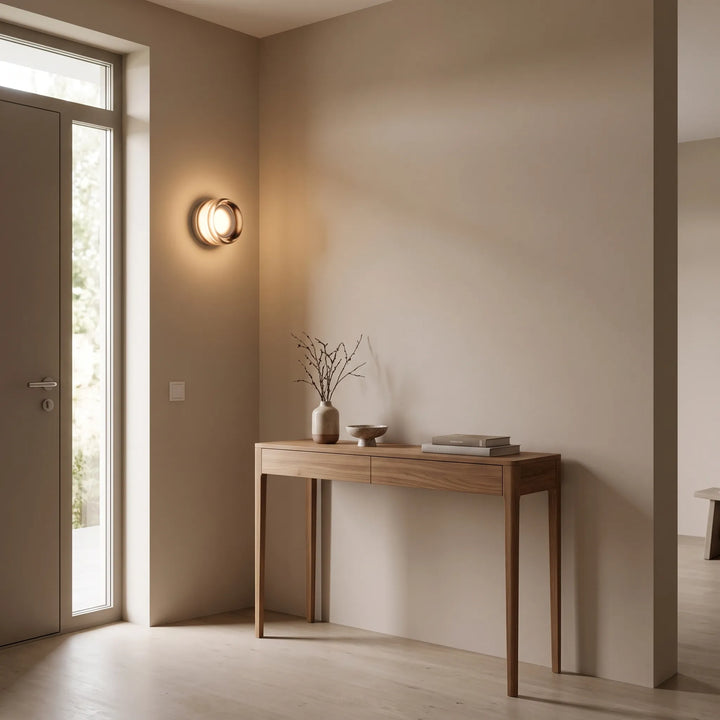 Compact LED Wall Light for Hallways and Entryways