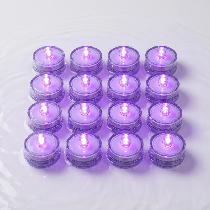 Compact Submersible LED Tea Lights - AquaSpark