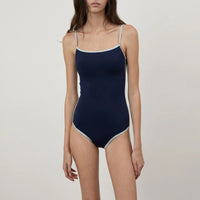 Contrast Trim One-Piece Swimsuit - Avelora