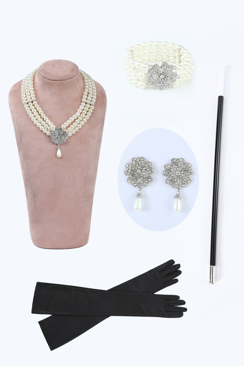 Coordinated Flapper Costume Accessories - Celoza