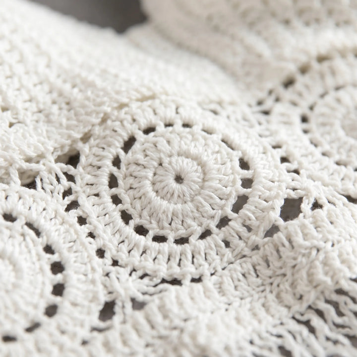Crochet Halter Crop Top -  Jane