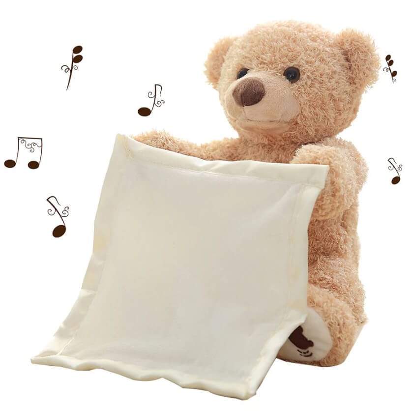 Talking cuddly teddy bear with music and games – interactive companion for children