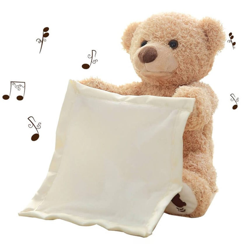 Talking cuddly teddy bear with music and games – interactive companion for children