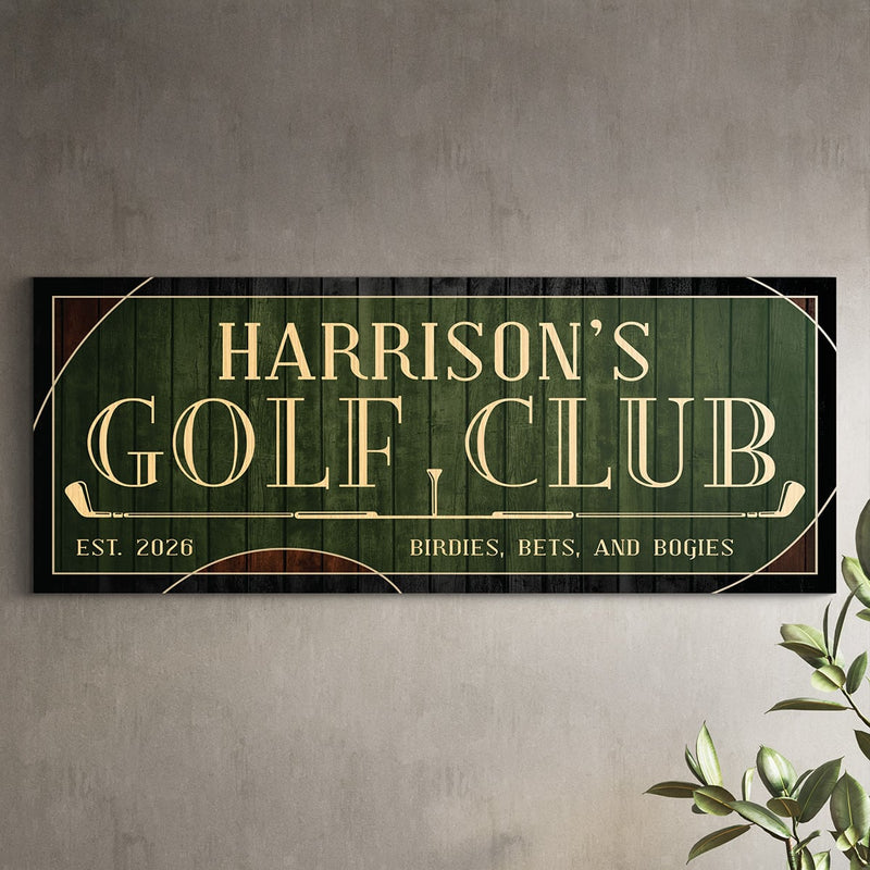 Customisable Rectangular Golf Sign - Parvanta