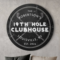 Customisable Rectangular Golf Sign - Parvanta