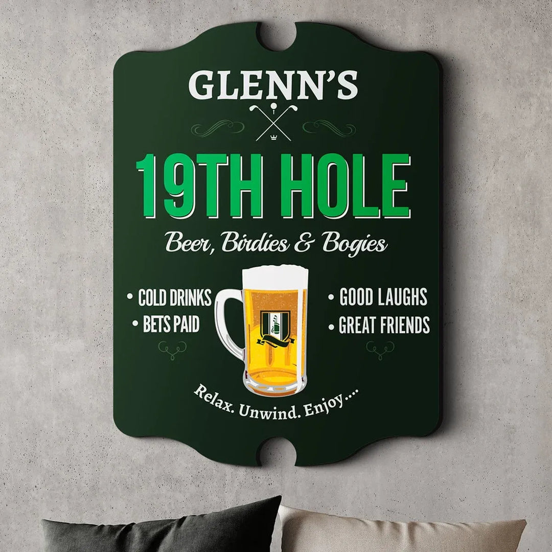 Customisable Rectangular Golf Sign - Parvanta