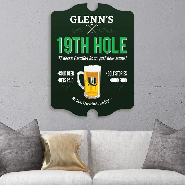 Customisable Rectangular Golf Sign - Parvanta