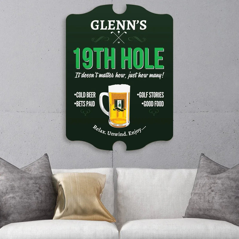 Customisable Rectangular Golf Sign - Parvanta