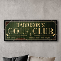 Customisable Rectangular Golf Sign - Parvanta