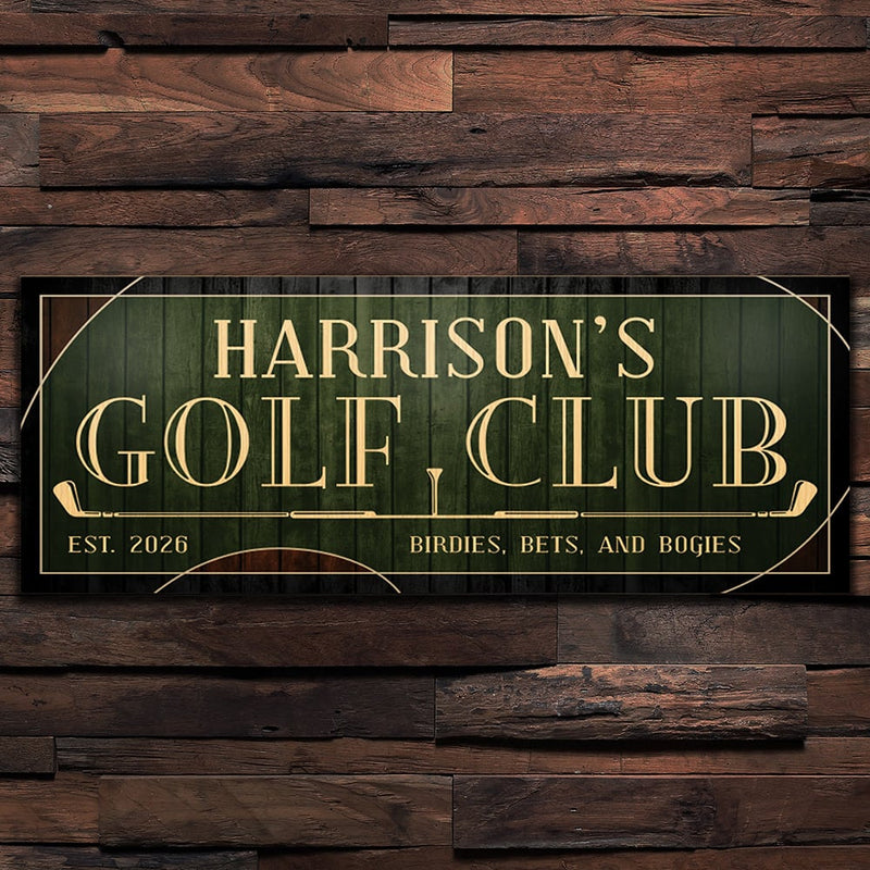 Customisable Rectangular Golf Sign - Parvanta