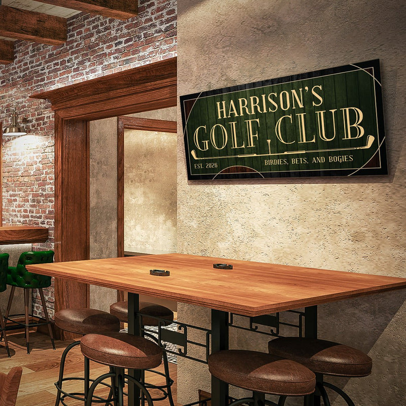 Customisable Rectangular Golf Sign - Parvanta
