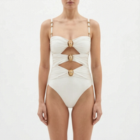Cut-Out One-Piece Swimsuit - Thalaria