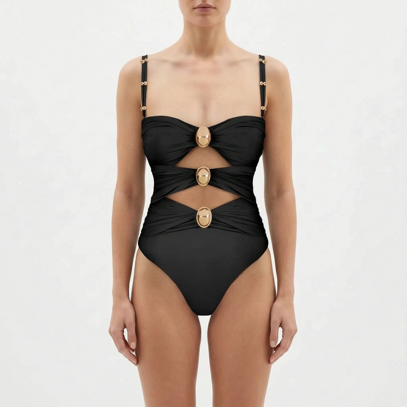Cut-Out One-Piece Swimsuit - Thalaria