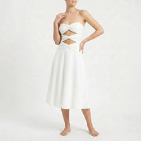 Cut-Out Swimsuit With Skirt - Sirenia