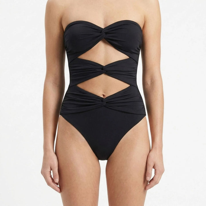 Cut-Out Swimsuit With Skirt - Sirenia