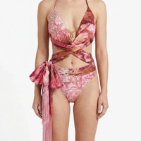 Cut-Out Swimsuit With Skirt - Sirenia