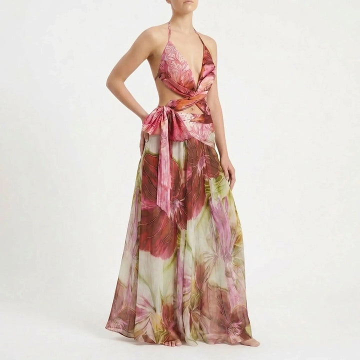 Cut-Out Swimsuit With Skirt - Sirenia