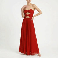 Cut-Out Swimsuit With Skirt - Sirenia