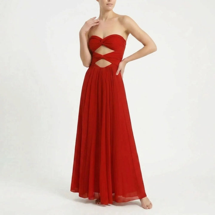 Cut-Out Swimsuit With Skirt - Sirenia