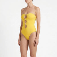 Cut-Out Swimsuit With Skirt - Sirenia