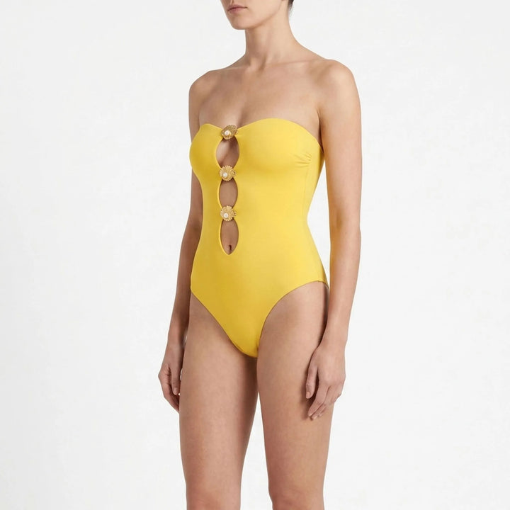 Cut-Out Swimsuit With Skirt - Sirenia