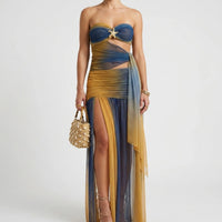 Cut-Out Swimsuit With Skirt - Sirenia