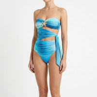 Cut-Out Swimsuit With Skirt - Sirenia