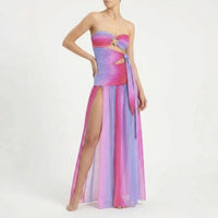 Cut-Out Swimsuit With Skirt - Sirenia