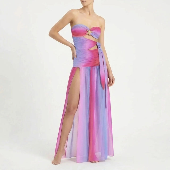 Cut-Out Swimsuit With Skirt - Sirenia