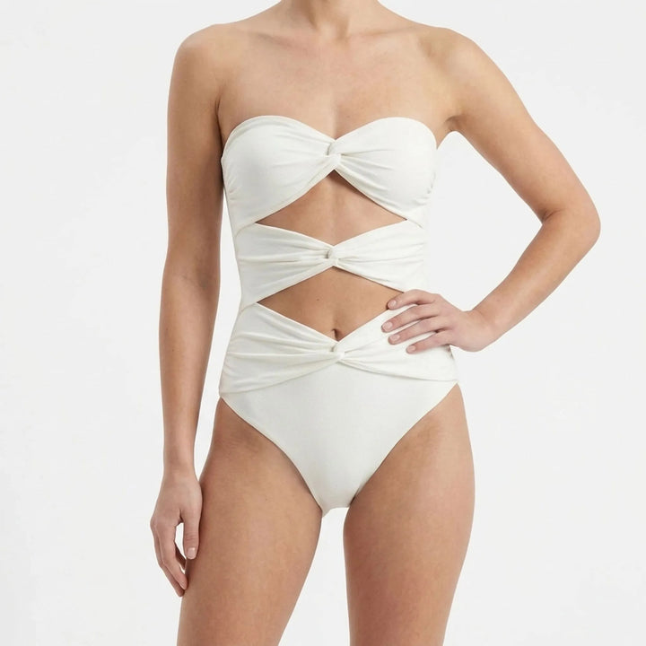 Cut-Out Swimsuit With Skirt - Sirenia
