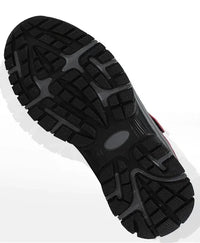Underside of the boot showing a deep black and grey lugged outsole for grip 3