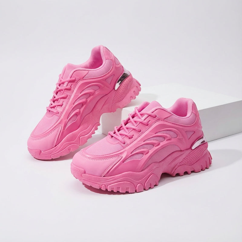 Damen Sneaker Mit Dicker Sohle - Angelica