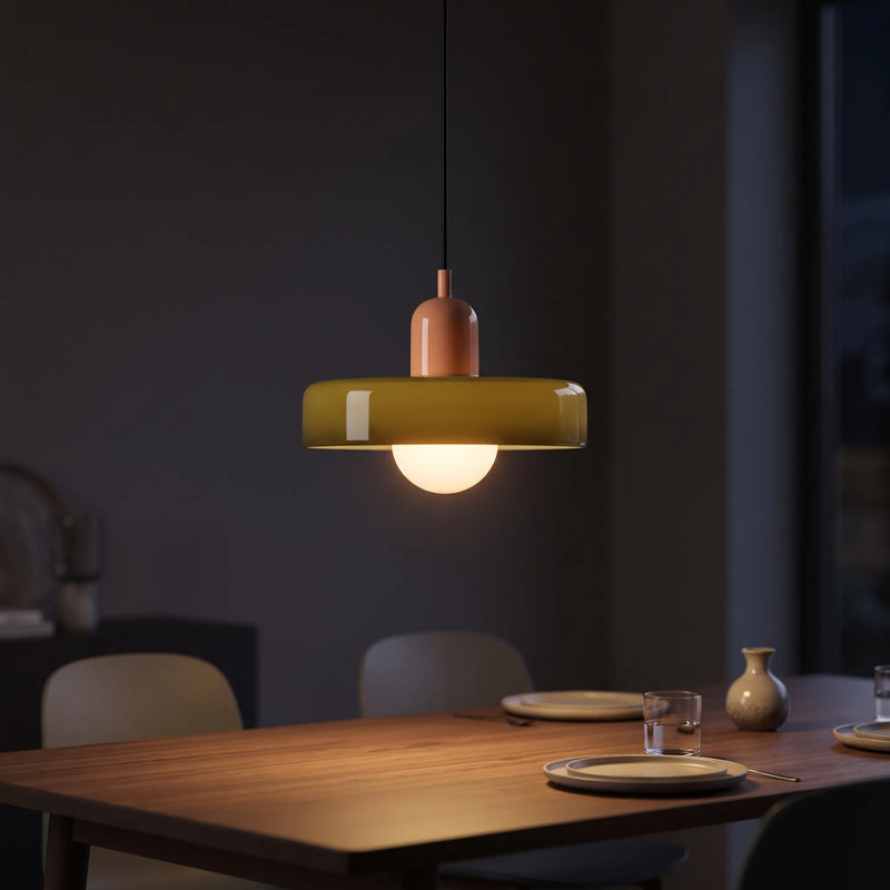 Decorative Glass Pendant Light for Dining Rooms