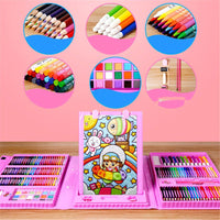 6-in-1 creative box with drawing and craft supplies for children – compact and versatile