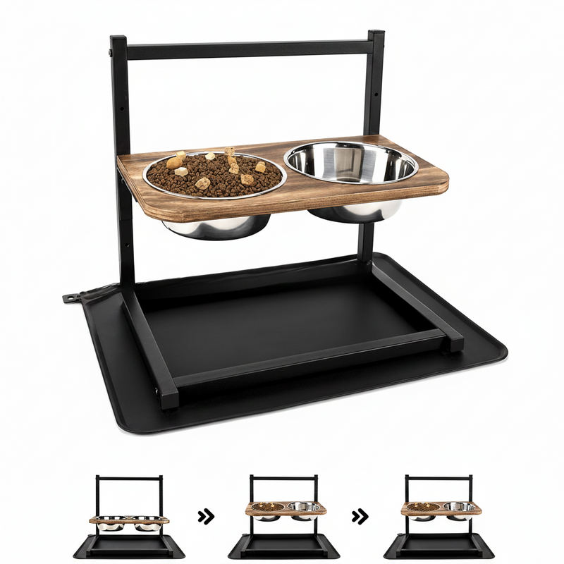 Premium Raised Dog Feeding Station - SnackHaven
