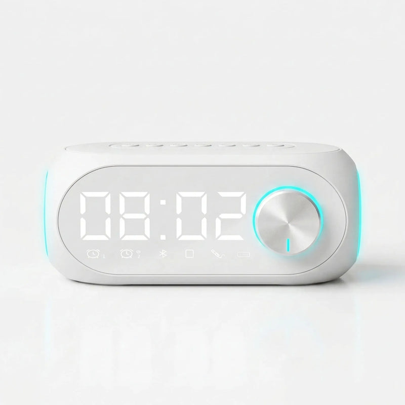 Digital Alarm Clock With Bluetooth Speaker - Knovia