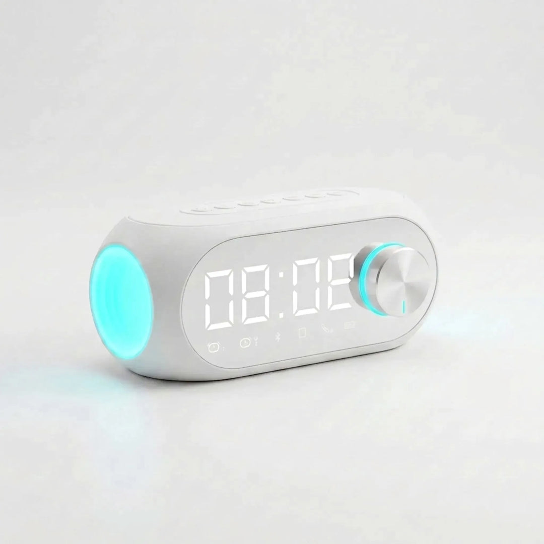 Digital Alarm Clock With Bluetooth Speaker - Knovia