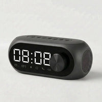 Digital Alarm Clock With Bluetooth Speaker - Knovia