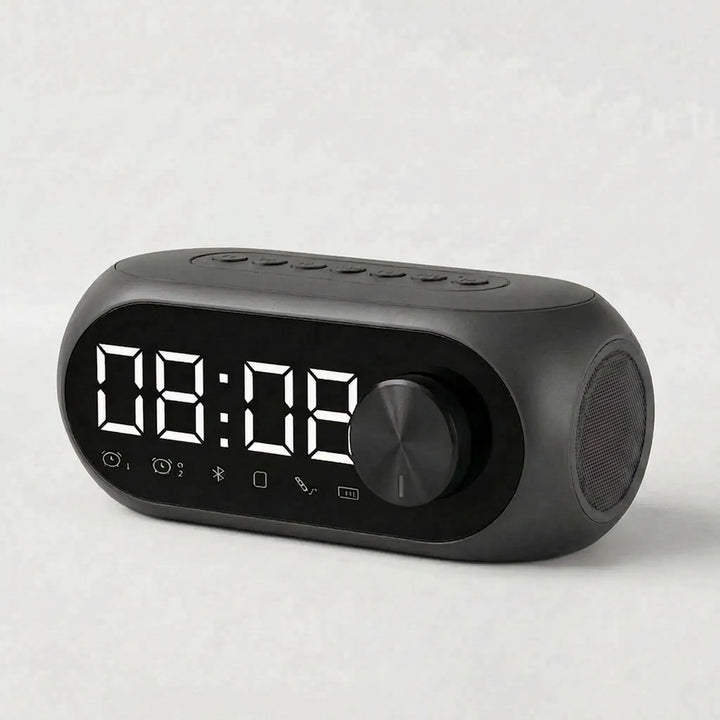 Digital Alarm Clock With Bluetooth Speaker - Knovia