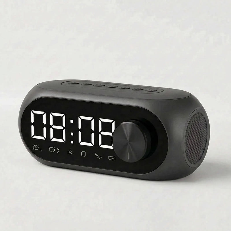 Digital Alarm Clock With Bluetooth Speaker - Knovia