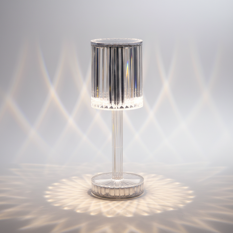 Dimmbare Kristall Tischlampe - Crystalique