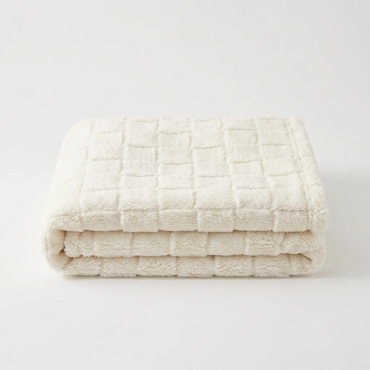 Double-Layer Textured Throw Blanket - Naptura