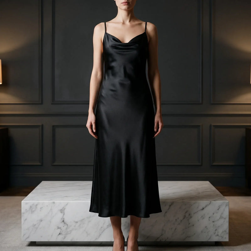 Drapiertes Slipdress -  Jody